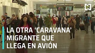 La otra caravana migrante; Brasileños llegan en avión a México para cruzar a EEUU - Despierta