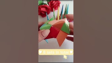 How to fold a DIY Origami 3D cube/oigami minibox?