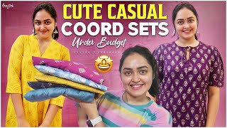 Cute Coord Sets Haul Under Budget 😱😱  || Heavenly Homemade