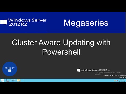 Cluster Aware updating with Powershell on Windows Server 2012 R2
