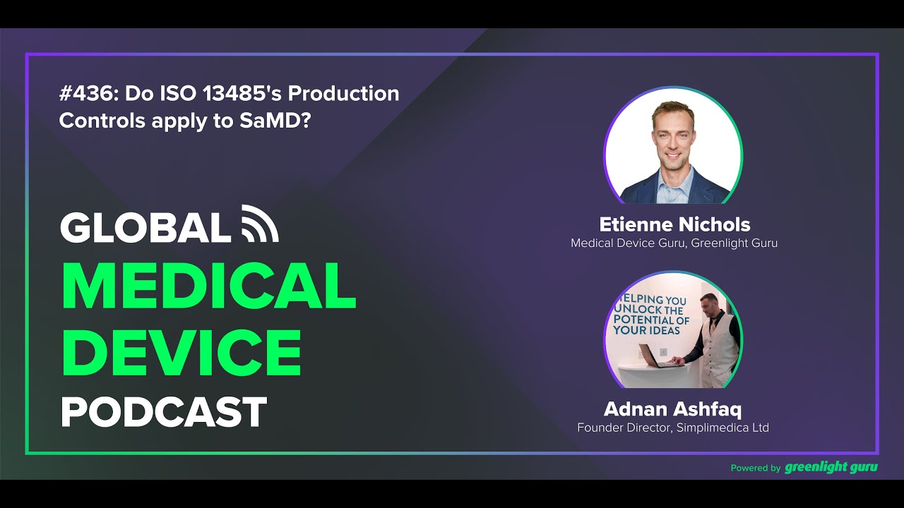 Применимы ли правила контроля производства ISO 13485 к SaMD?