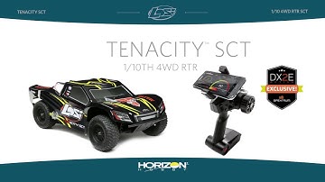 Losi Tenacity SCT with the Spektrum DX2e Active Radio System