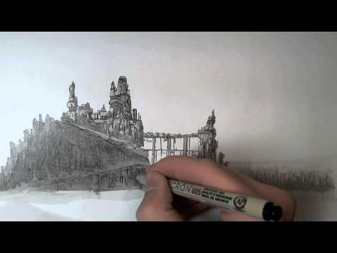 Landscape Drawing #1 (30x speed) Landscape Drawing #1 (30x speed)