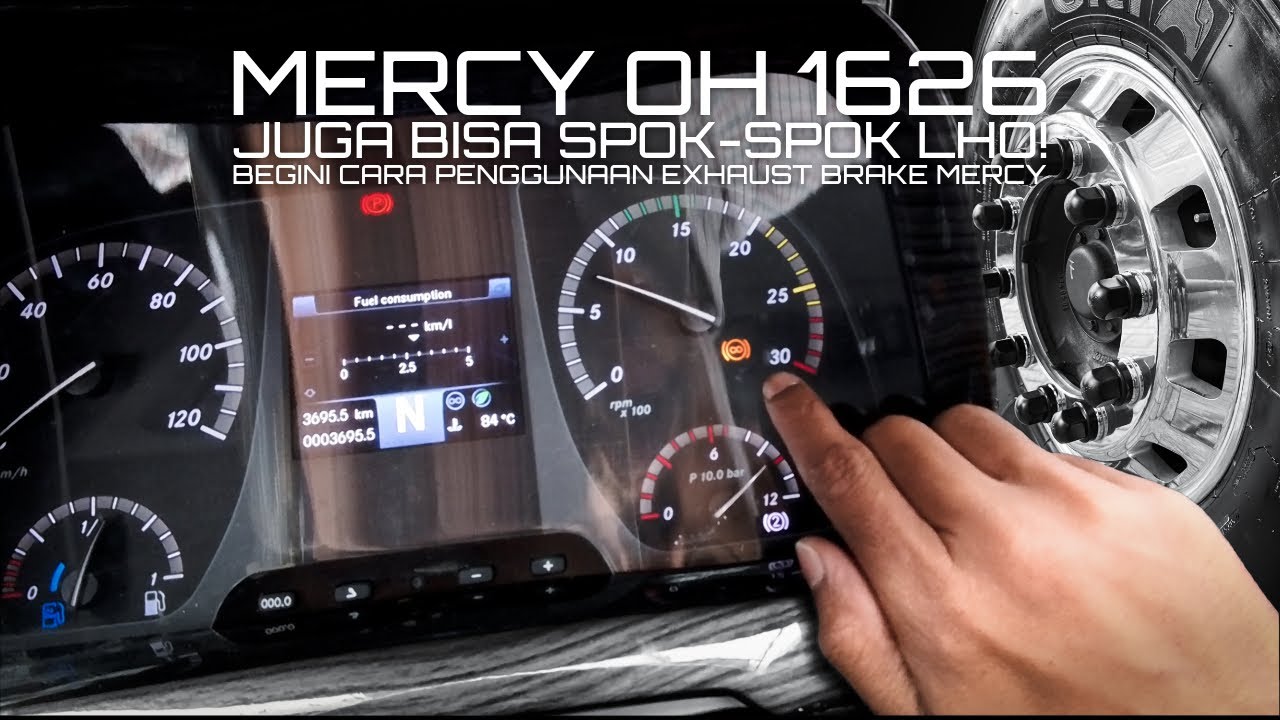 SEPERTI INI CARA PENGGUNAAN EXHAUST BRAKE PADA BUS MERCEDES-BENZ OH 1626 | Trip Kediri-Bali (Part 3)