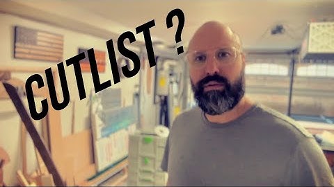 Creative Process Part 2 Cutlist Optimizer