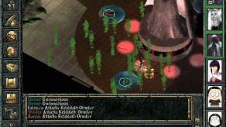 Baldur's Gate: Beregost Temple's Sirens - Stinking Cloud party