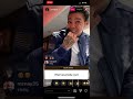 Young Ma does a QandA on live