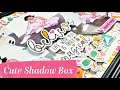 Cute Shadow Box Using Tombow Adhesives and Dream Big from Simple Stories