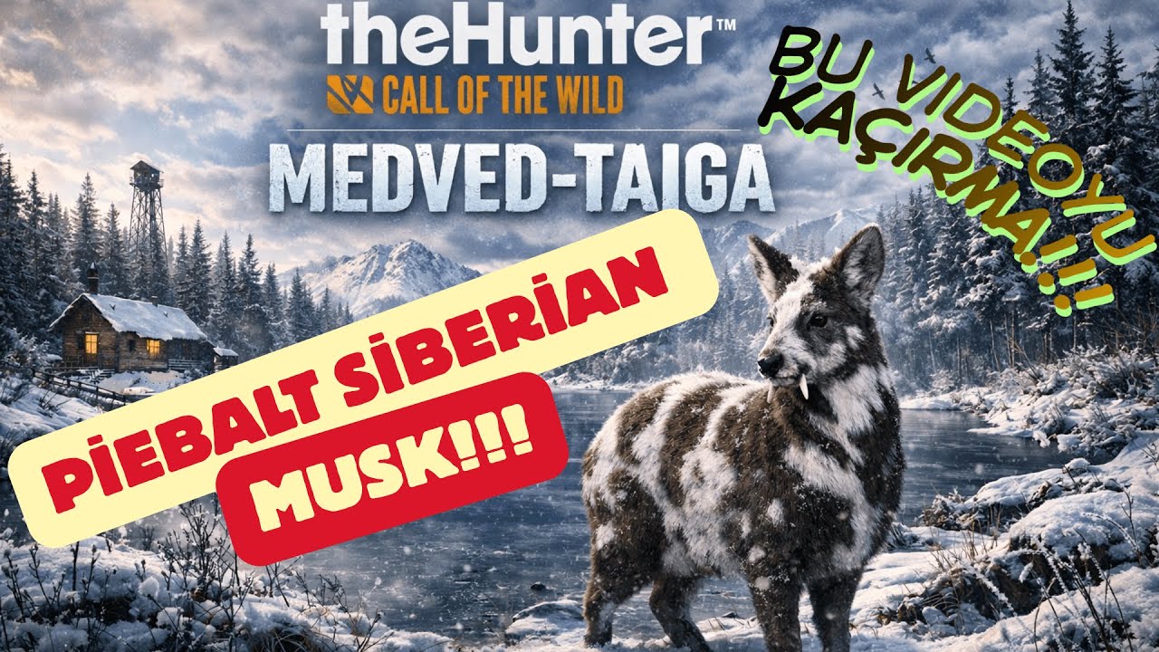 EFSAAANEEE VİDEO / PİEBALT SİBERİAN MUSK AVLADIM / theHunter: Call of the Wild