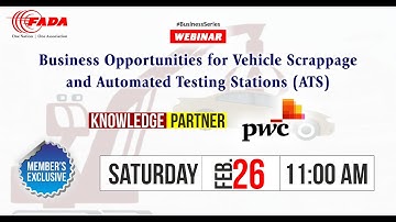 Business Opportunities for Vehicle Scrappage and Automated Testing Stations (ATS)