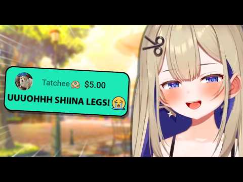 Shiina Accidentally Showed Her Legs and Thighs on Stream