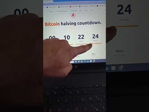 العد التنازلي لل Bitcoin halving , Bitcoin halving countdown