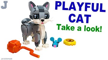 LEGO Creator 2025 Playful Cat 31163 Unboxing, Build, & Review