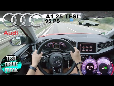 2020 Audi A1 25 TFSI Sportback 95 PS TOP SPEED AUTOBAHN DRIVE POV