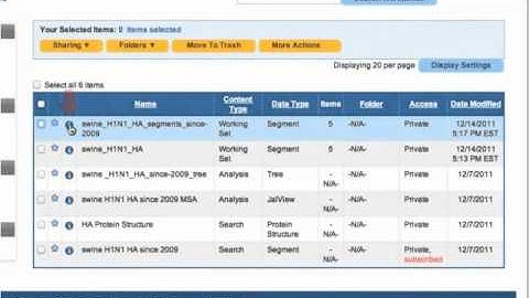 IRD Workbench: 8. Save Sequence to Working Set & Analyze Working Set