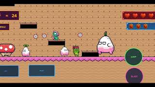 How to complete 1 , 3 levels of new platform game Indian Ninja frog// casual game , 2D game screenshot 1