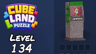 Cube Land Puzzle Level 134 Walkthrough