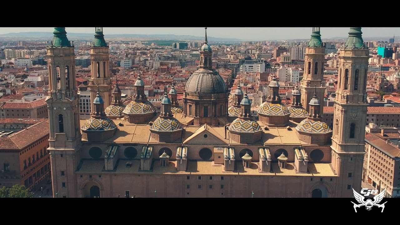 Vuelo Drone Basilica de El Pilar Zaragoza