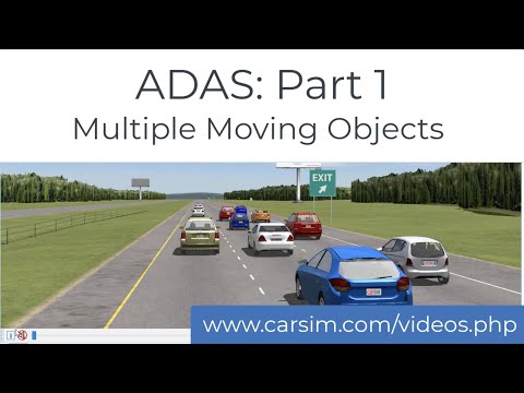 ADAS: Part 1, Multiple Moving Objects