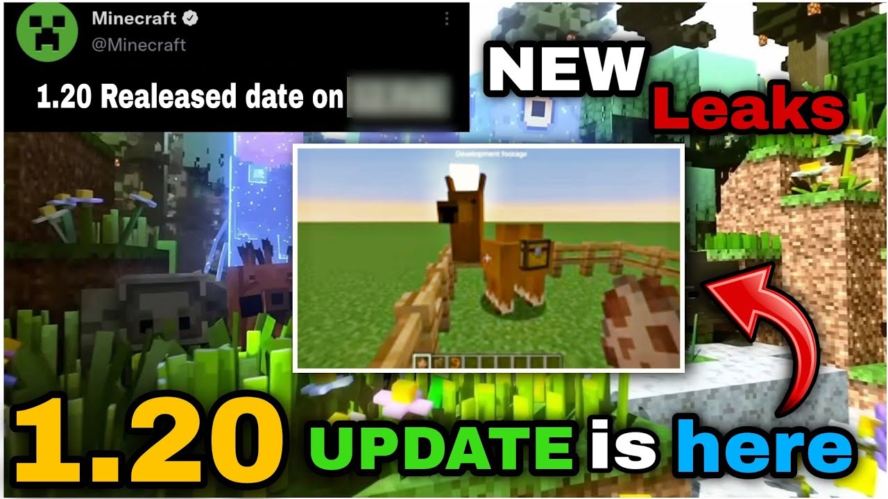 Minecraft 1.20 leaks|minecraft 1.20 update😨🥳|in hindi|