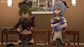 Genshin Impact Kuki Shinobu Burps Animation