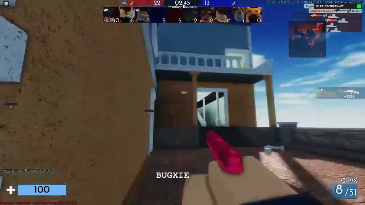 ROBLOX ARSENAL SCRIPT PASTEBIN GUI HACK 2022