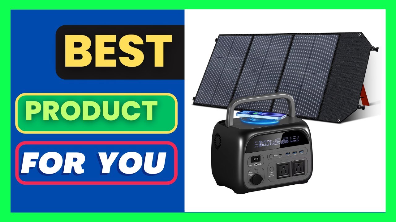 CTOLITY AP400 500W Solar Generator Portable Power Station