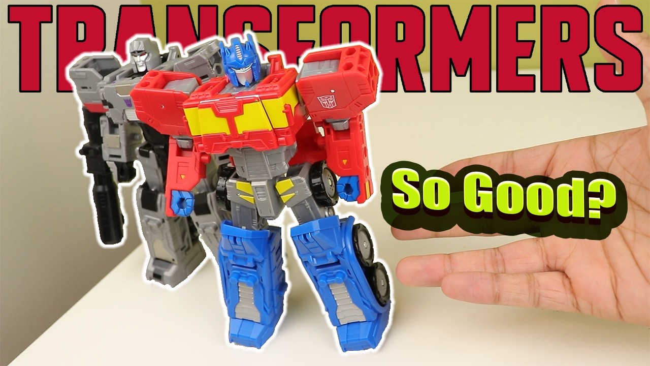 Transformers Meets Power Rangers | #transformers Wild King Optimus Prime And Megatron