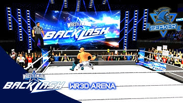 WRESTLEMANIA BACKLASH 2022 CUSTOM WR3D ARENA BY SEPKER | WR3D REALISTIC ARENA