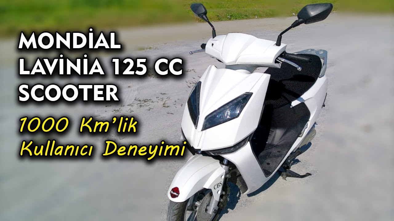 Mondial Lavinia125cc Scooter inceleme