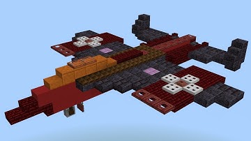 Minecraft Transformers G1 Thrust Fighter Jet Tutorial
