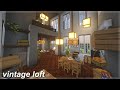 [Minecraft] Industrial Vintage loft Apartment 🧸🌿 | CIT Resource Packs