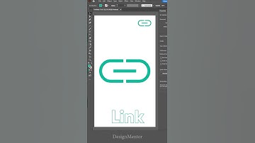 Draw LINK Icon with Stroke in Adobe Illustrator | Design Mentor