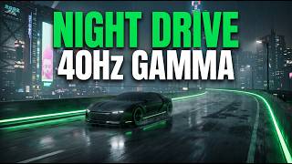 Night Drive Coding 🛰️ Deep Engineering Focus | 40Hz Gamma Beats & Study (3 Hours)