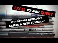 I Used Power Query to Get Live News and Create a Summary Digest. But I don't Watch News.