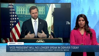 VP JD Vance abruptly cancels Denver event after widely-publicized fanfare by GOP