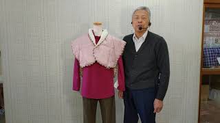 ダックス羽毛入り肩当ての説明です徳島呉服寝具洋服タオルギフト山善