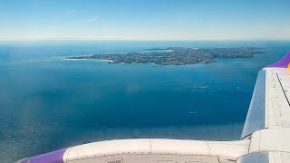 Landing in Jersey | Embraer E190 | From The Passenger Seat