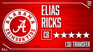Alabama 2022 Signees: Eli Ricks Highlights from LSU