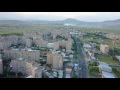 Drone flight over Abovyan City Armenia