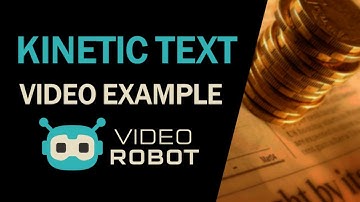 Kinetic Text Animation Video Example in VideoRobot