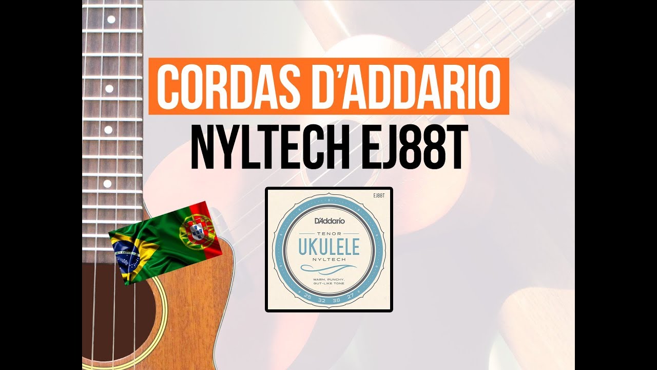 Corde Per Ukulele Tenore D'Addario EJ88T Nyltech - Made In USA