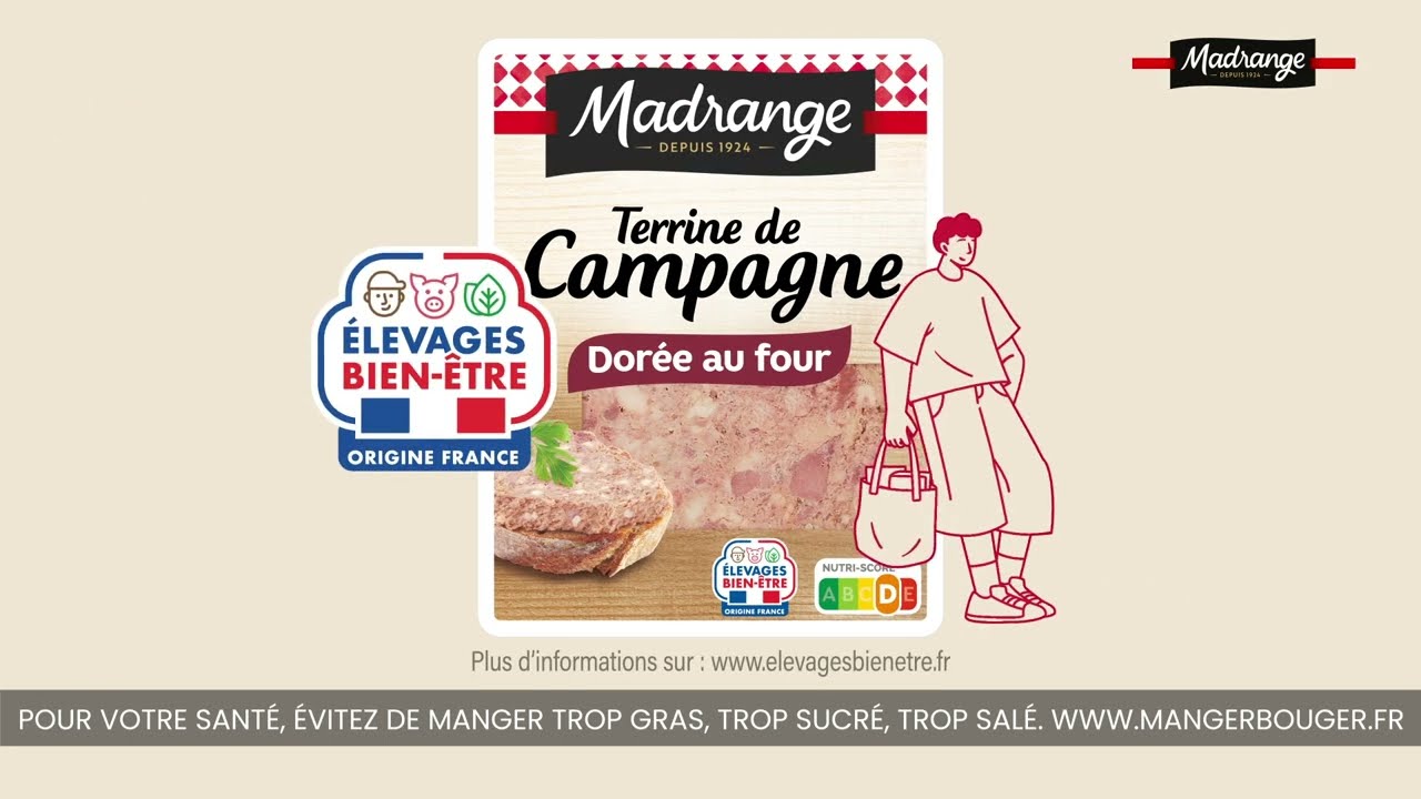 Madrange - Terrine de campagne Élevages Bien-Être