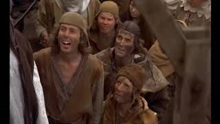 witch scene Monty Python Holy Grail - dubbling