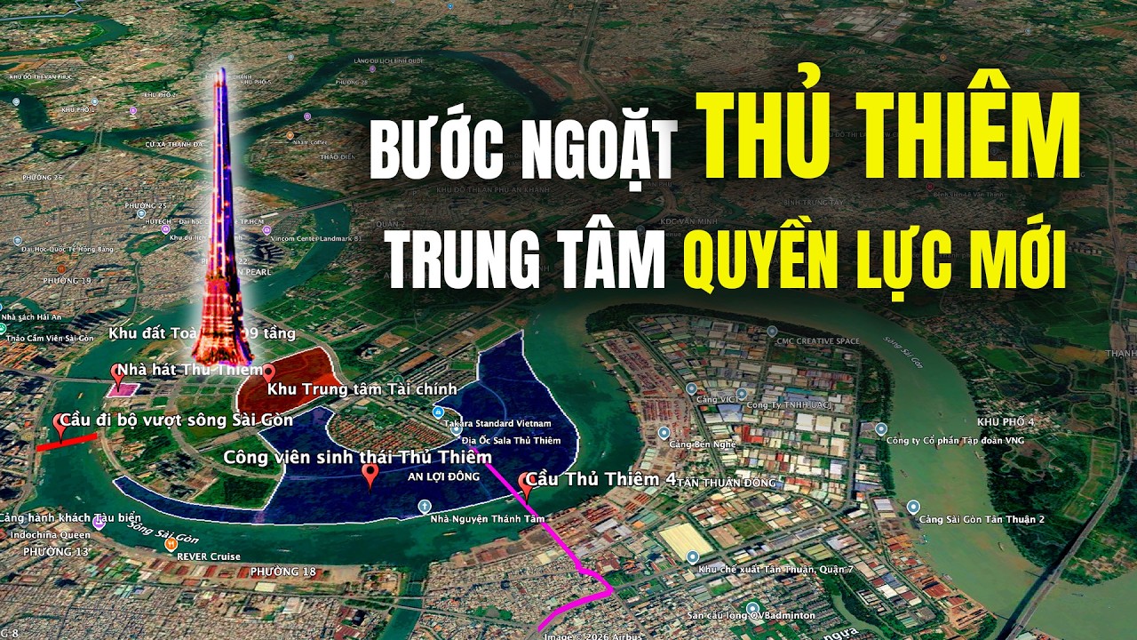 Giải Mã Bước Ngoặt Thủ Thiêm 2026: Nơi Hội Tụ Của Quyền Lực, Kinh Tế & Toà Tháp Biểu Tượng 99 Tầng
