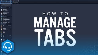 How To Manage Tabs In TeamSpeak How To Manage Tabs In TeamSpeak