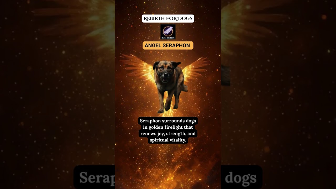 Angel Seraphon Healing Dogs | NorangeliX Pet Energy Healing | Phoenix Healing for Dogs