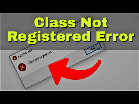 Class Not Registered Error in Windows 11