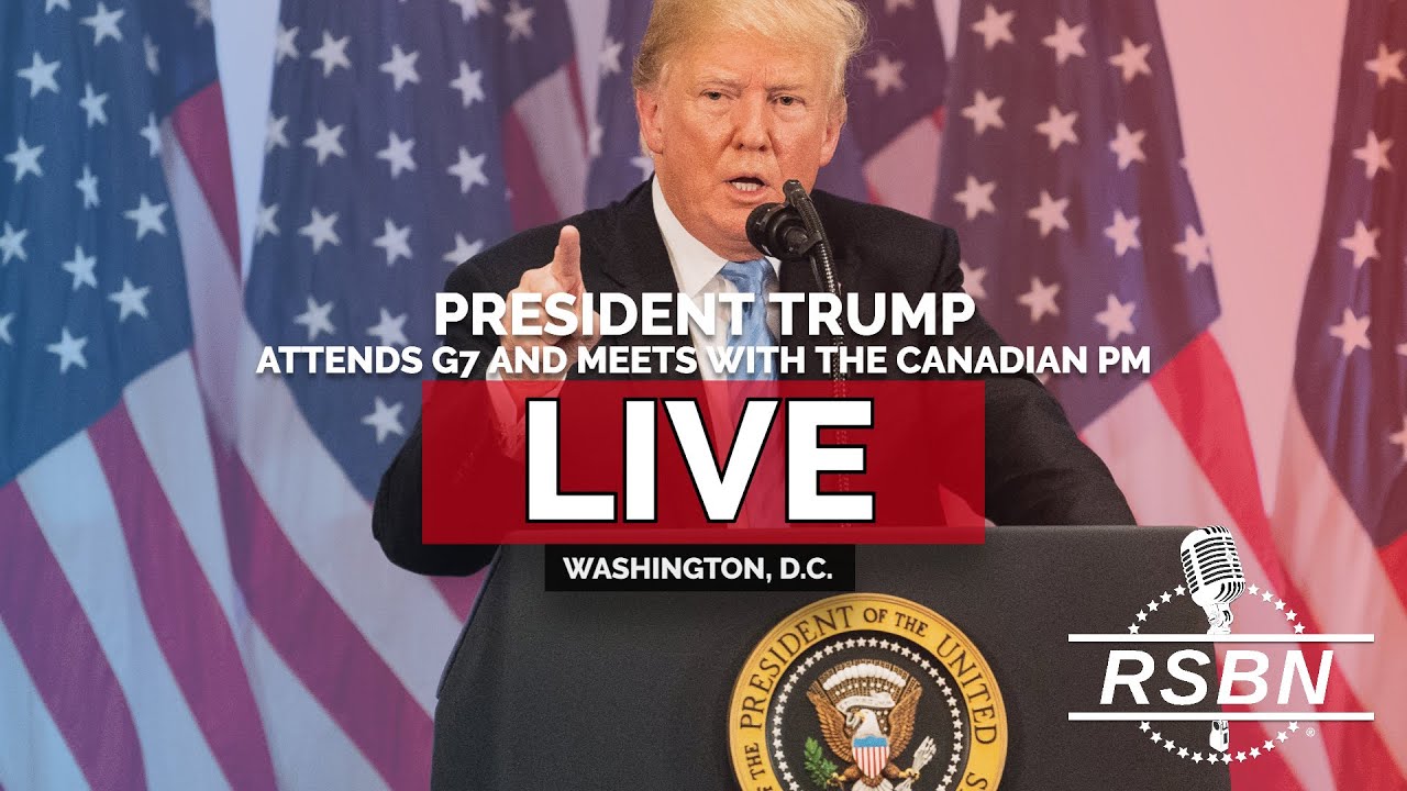 LIVE: President Trump Attends G7 and Meets with the Canadian PM - 6/16/25