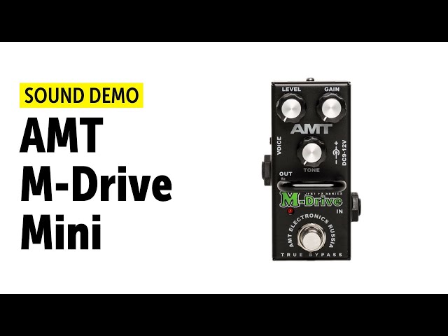 AMT M Drive Mini - Sound Demo (no talking) - YouTube